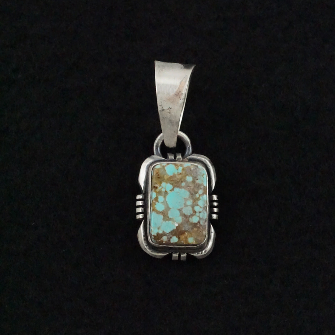 Randy Billy Turquoise & Sterling Silver Pendant