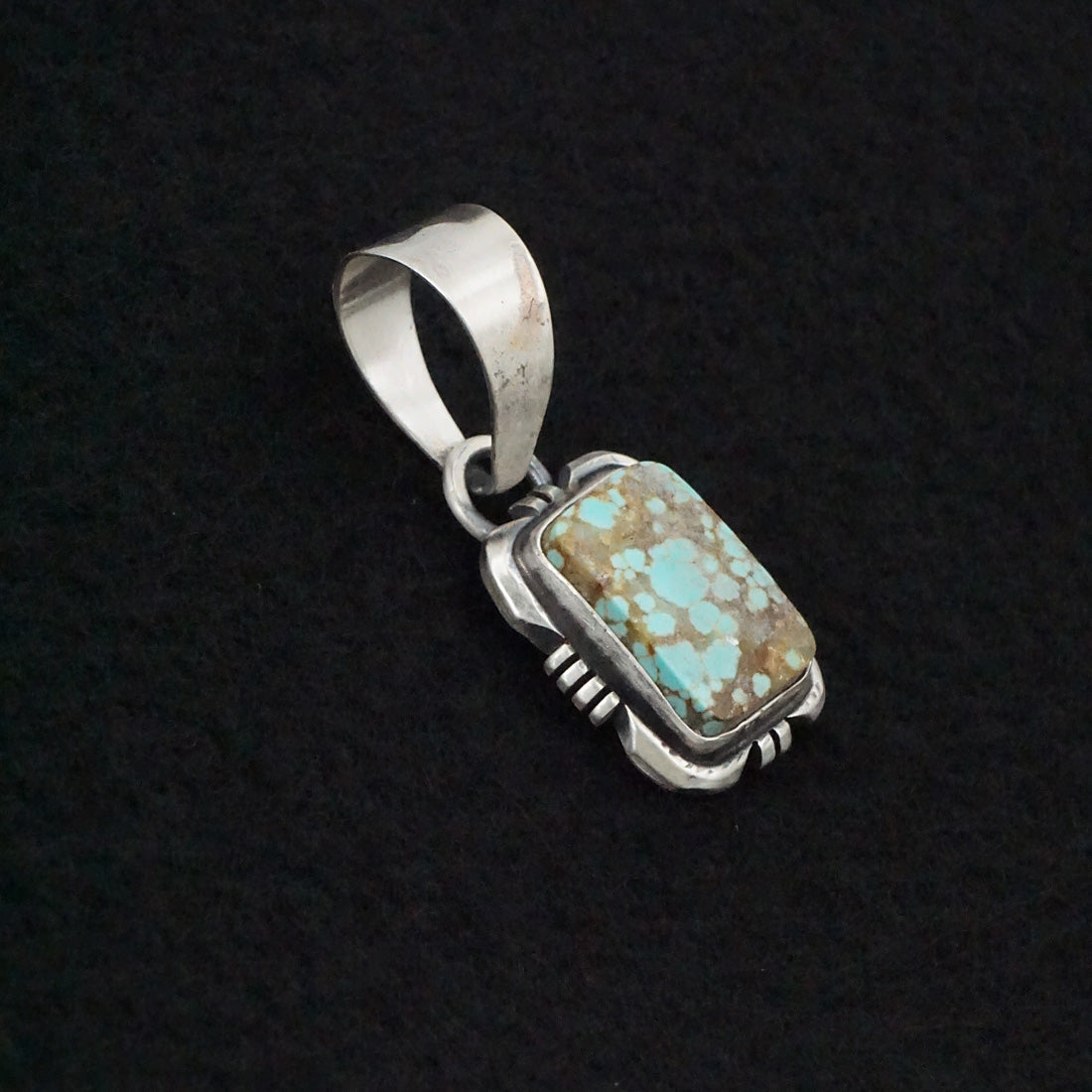 Randy Billy Turquoise & Sterling Silver Pendant