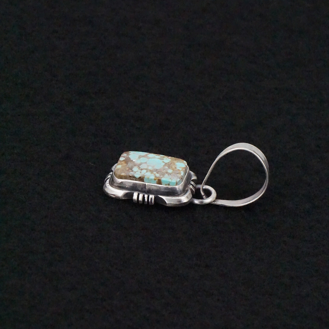 Randy Billy Turquoise & Sterling Silver Pendant