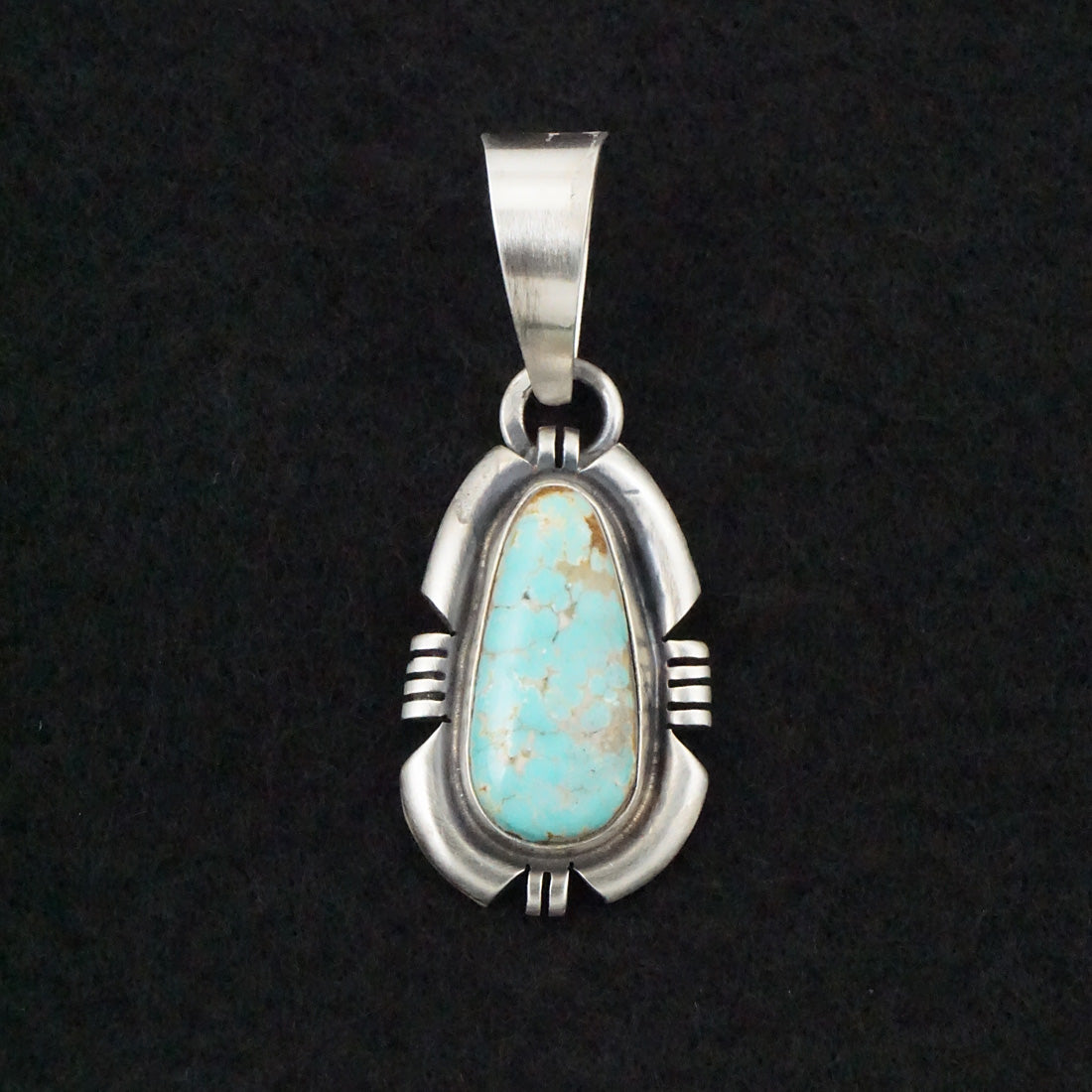 Randy Billy Turquoise & Sterling Silver Pendant