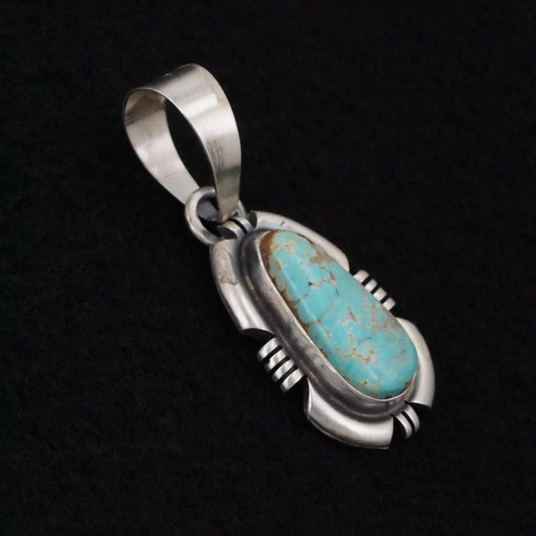 Randy Billy Turquoise & Sterling Silver Pendant