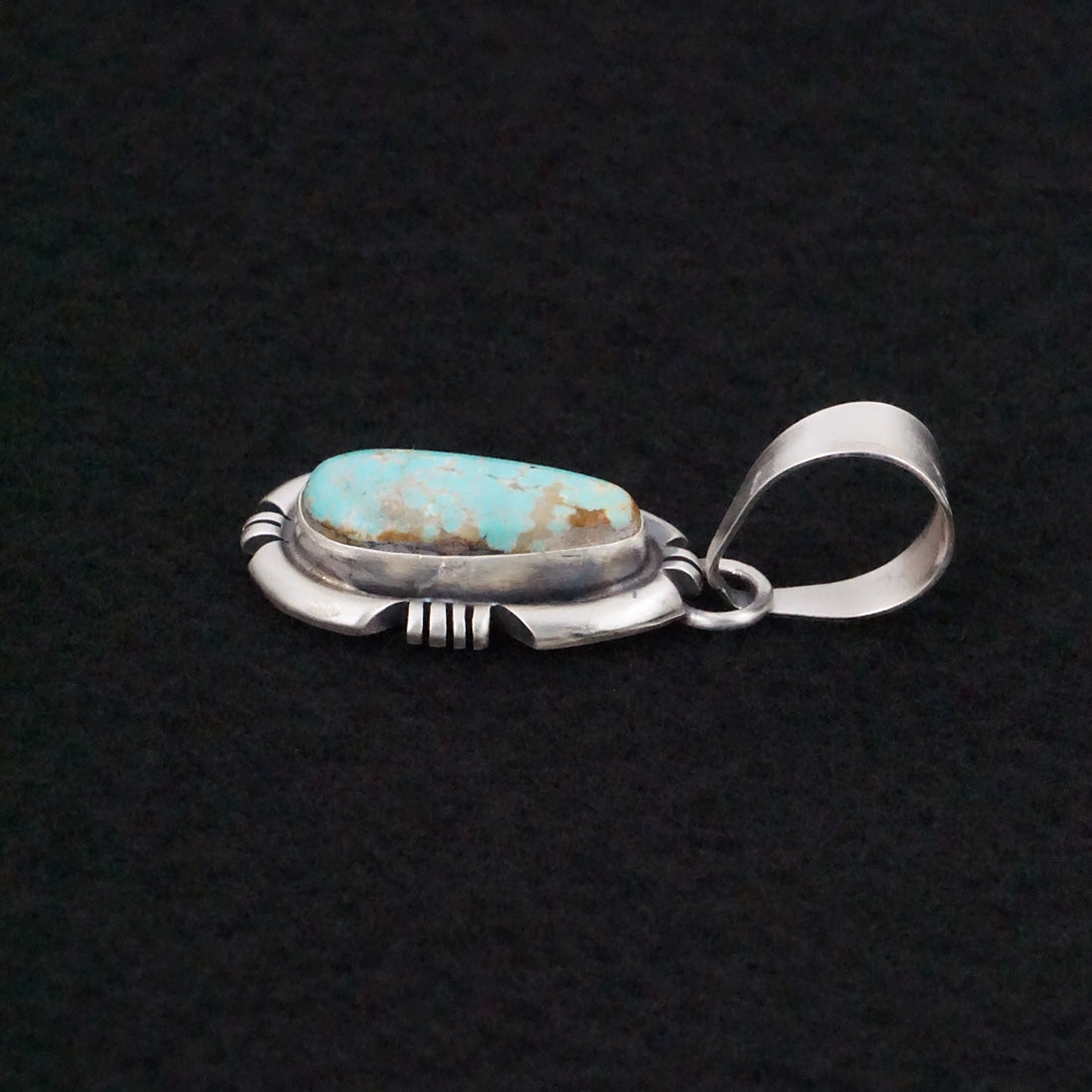 Randy Billy Turquoise & Sterling Silver Pendant