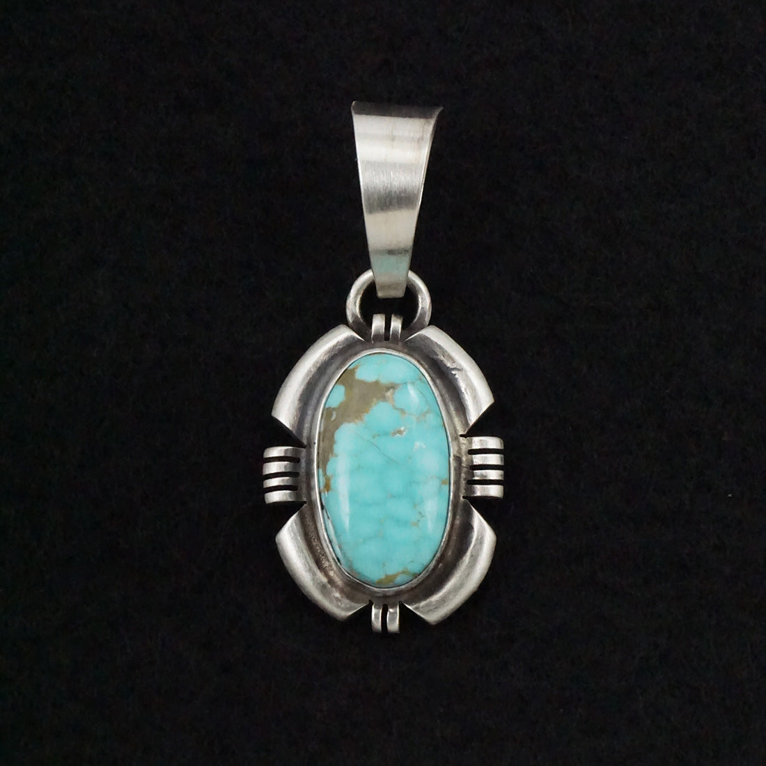 Randy Billy Turquoise & Sterling Silver Pendant