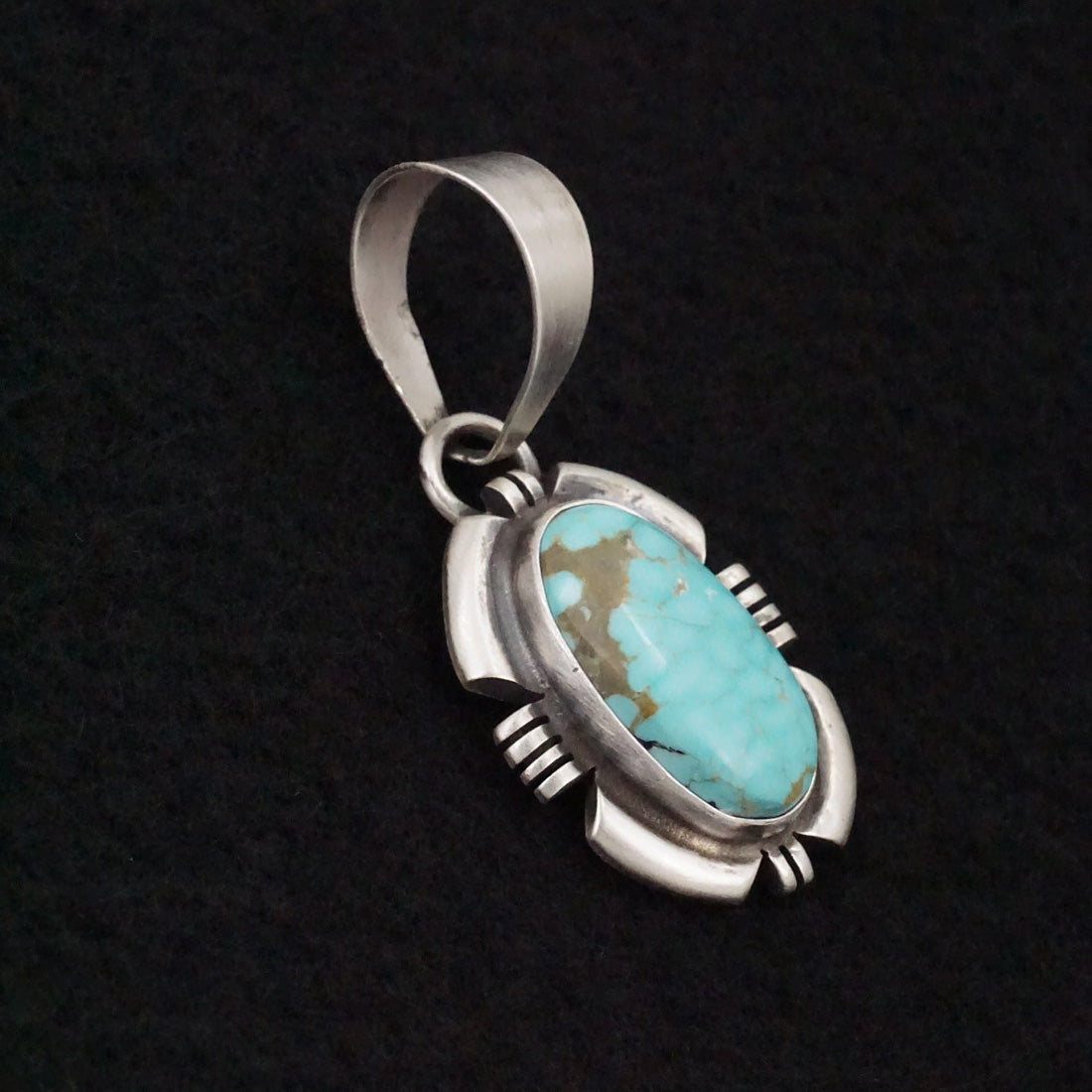 Randy Billy Turquoise & Sterling Silver Pendant