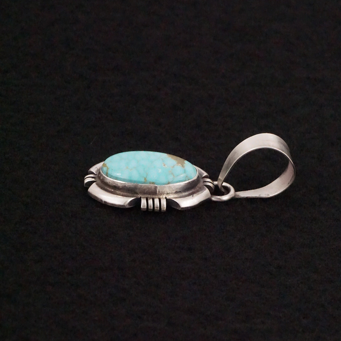 Randy Billy Turquoise & Sterling Silver Pendant