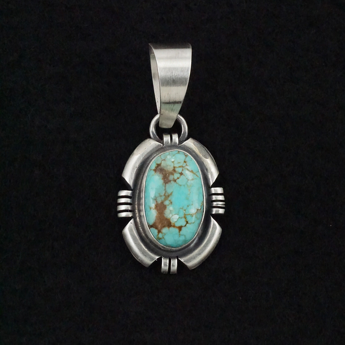 Randy Billy Turquoise & Sterling Silver Pendant