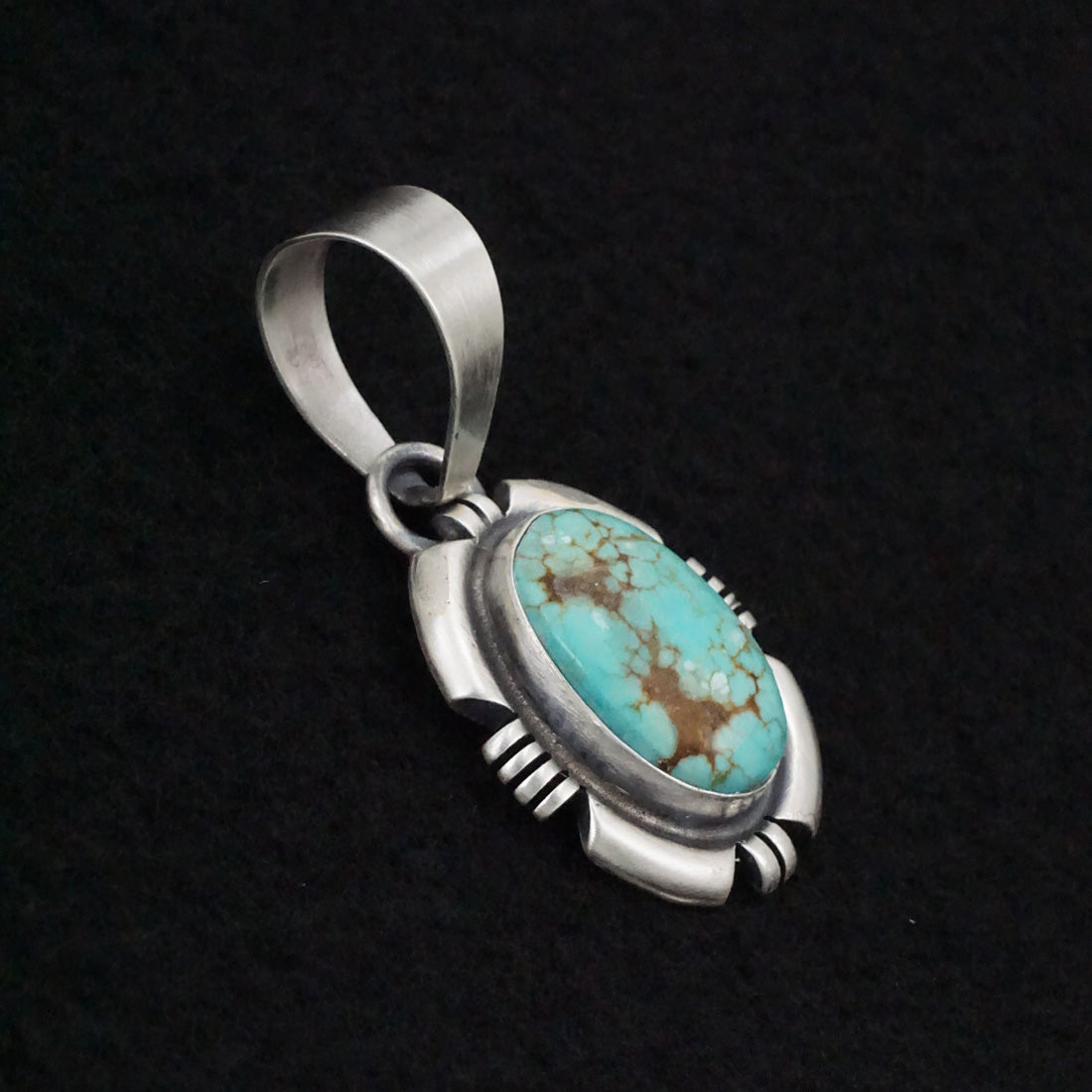 Randy Billy Turquoise & Sterling Silver Pendant