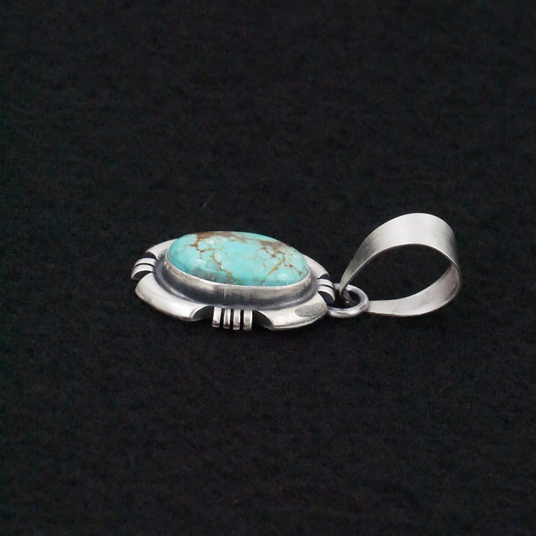 Randy Billy Turquoise & Sterling Silver Pendant