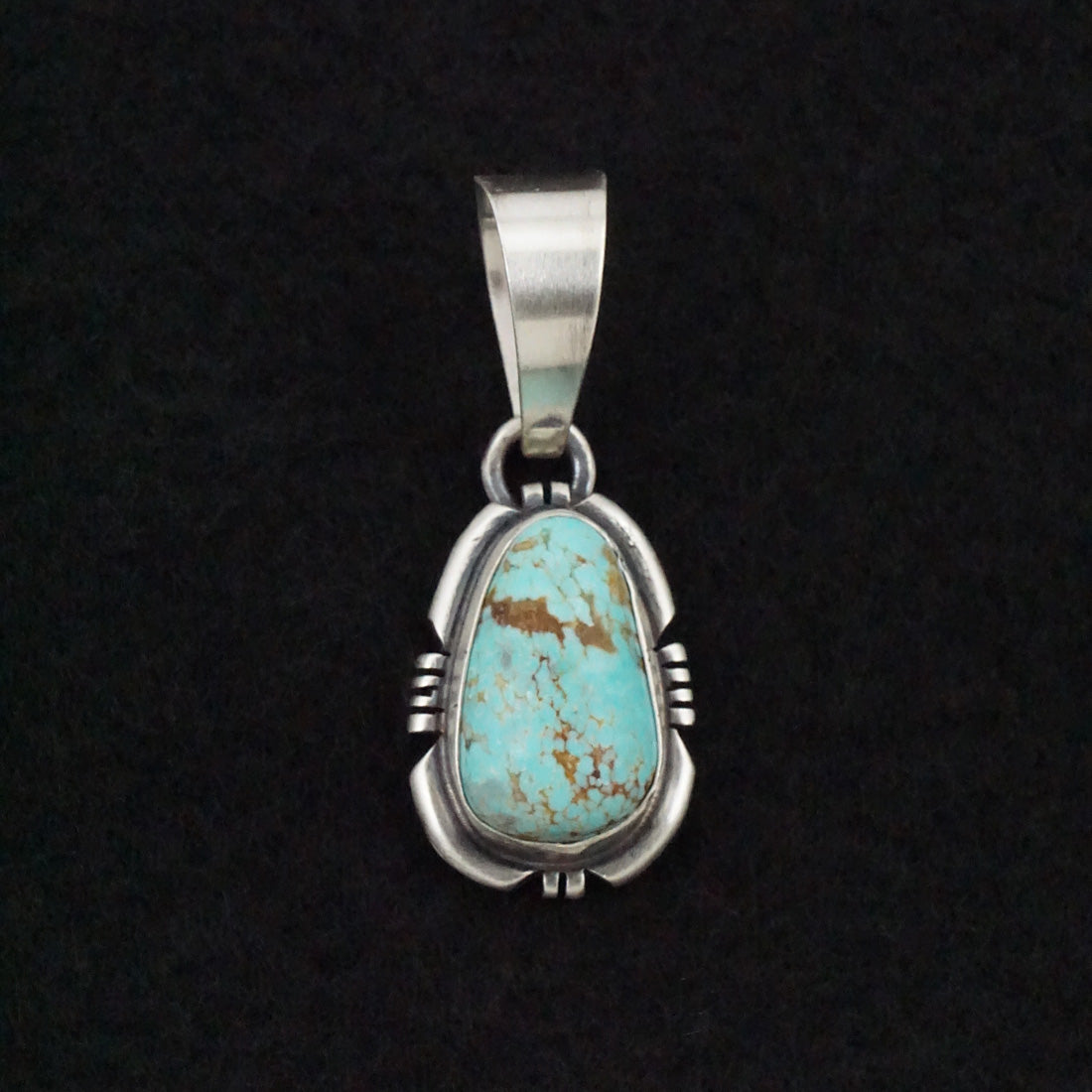 Randy Billy Turquoise & Sterling Silver Pendant