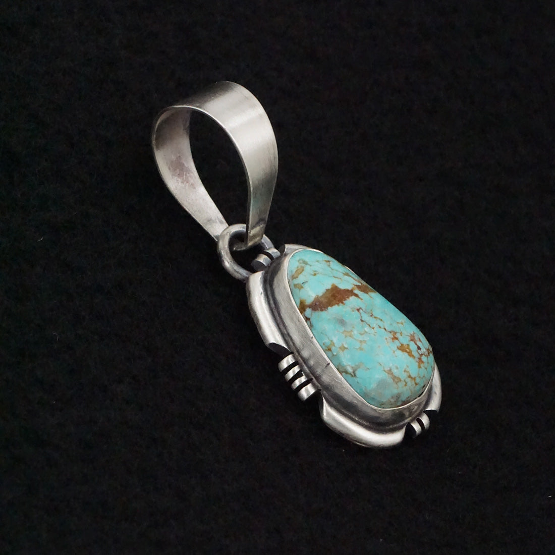 Randy Billy Turquoise & Sterling Silver Pendant