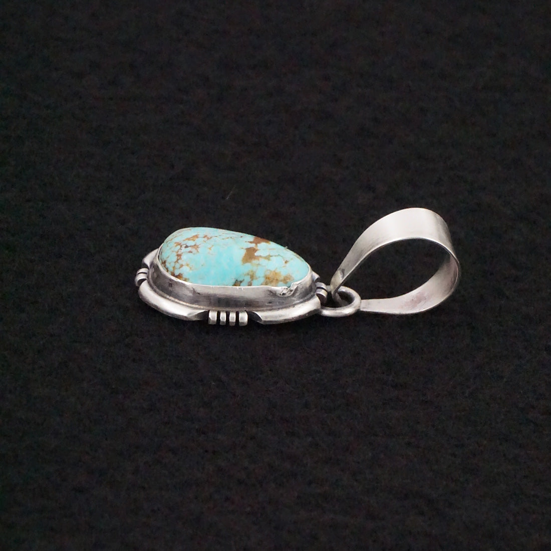 Randy Billy Turquoise & Sterling Silver Pendant