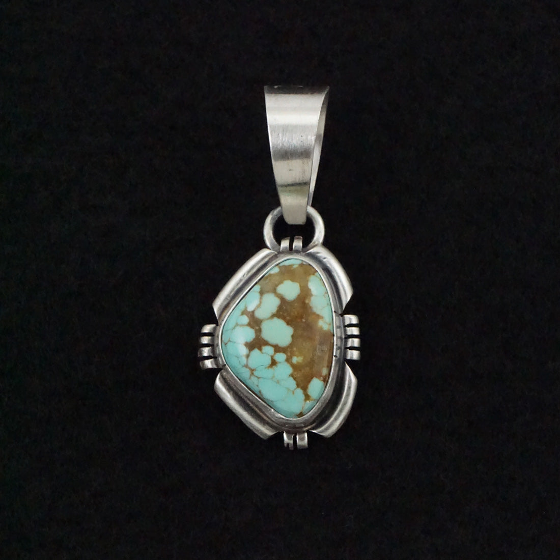 Randy Billy Turquoise & Sterling Silver Pendant