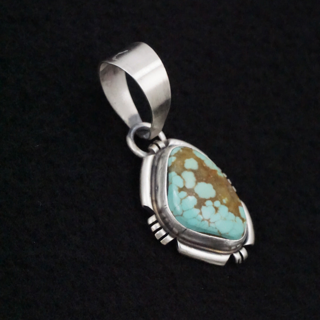 Randy Billy Turquoise & Sterling Silver Pendant