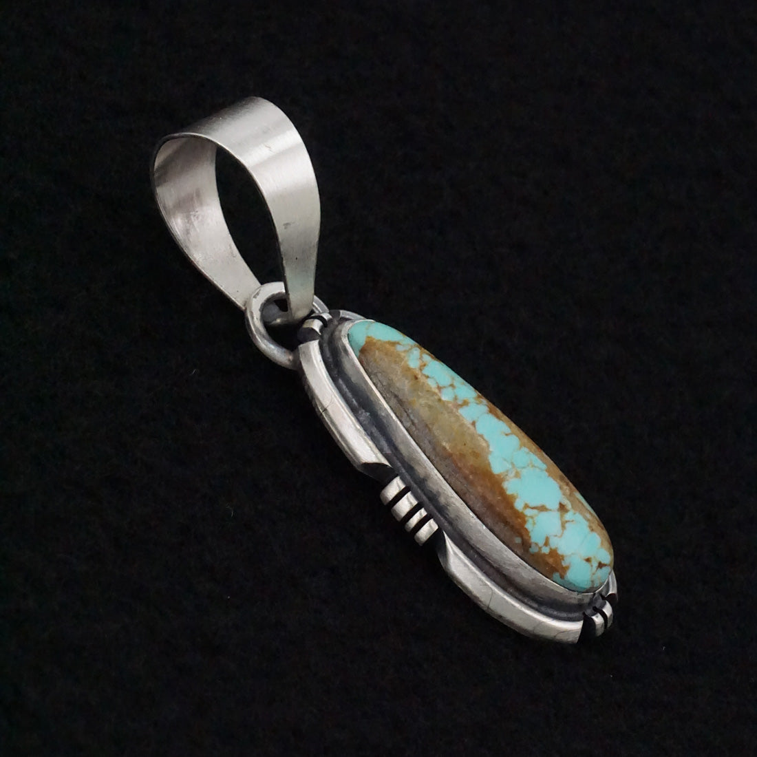 Randy Billy Turquoise & Sterling Silver Pendant