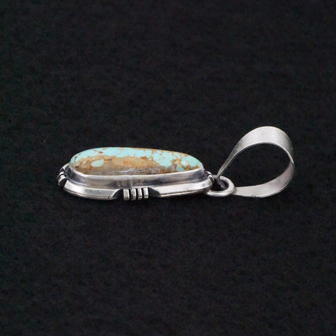 Randy Billy Turquoise & Sterling Silver Pendant