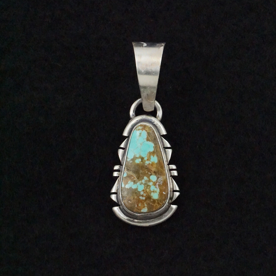 Randy Billy Turquoise & Sterling Silver Pendant