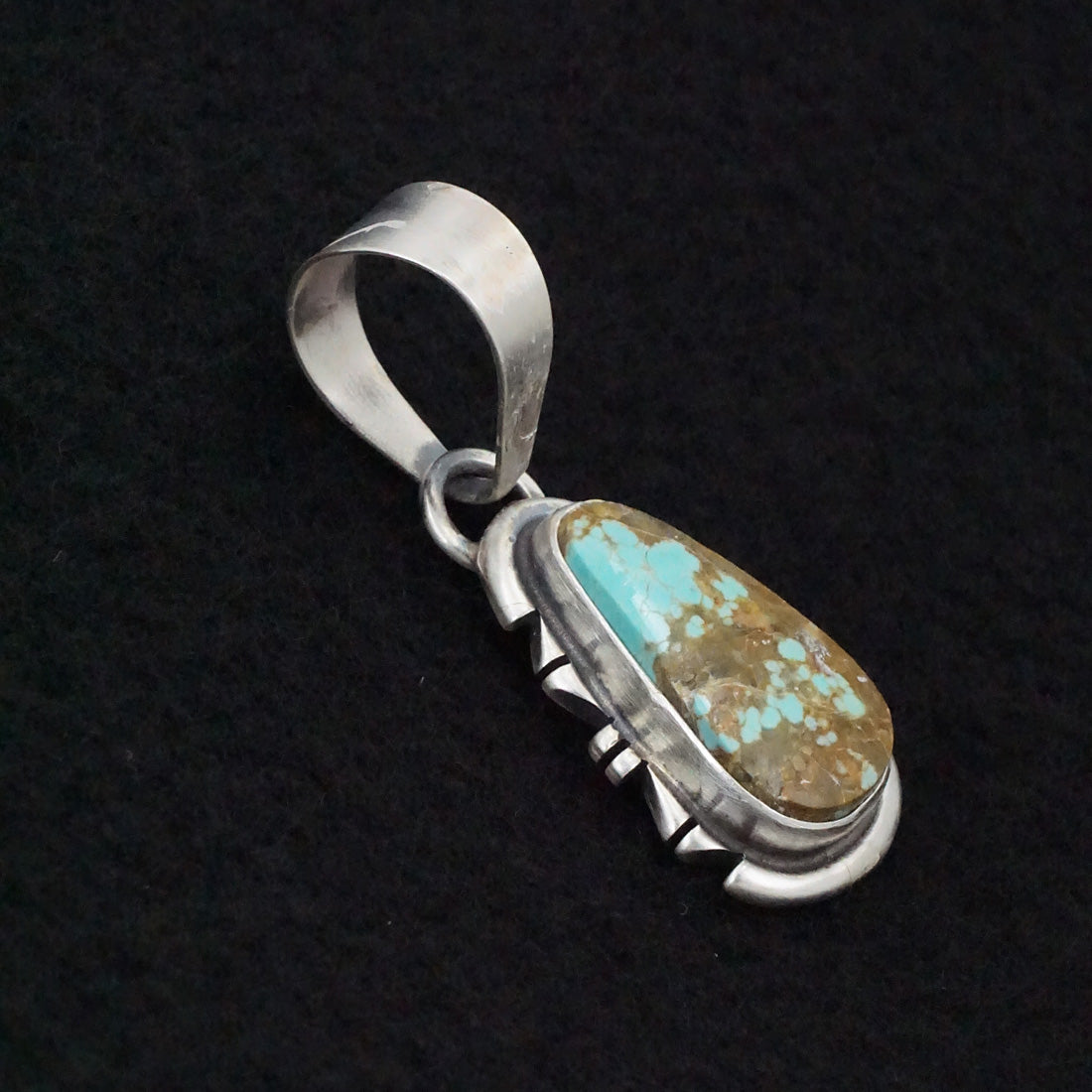 Randy Billy Turquoise & Sterling Silver Pendant