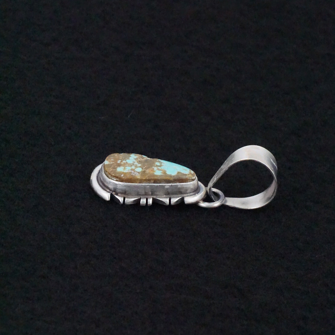 Randy Billy Turquoise & Sterling Silver Pendant