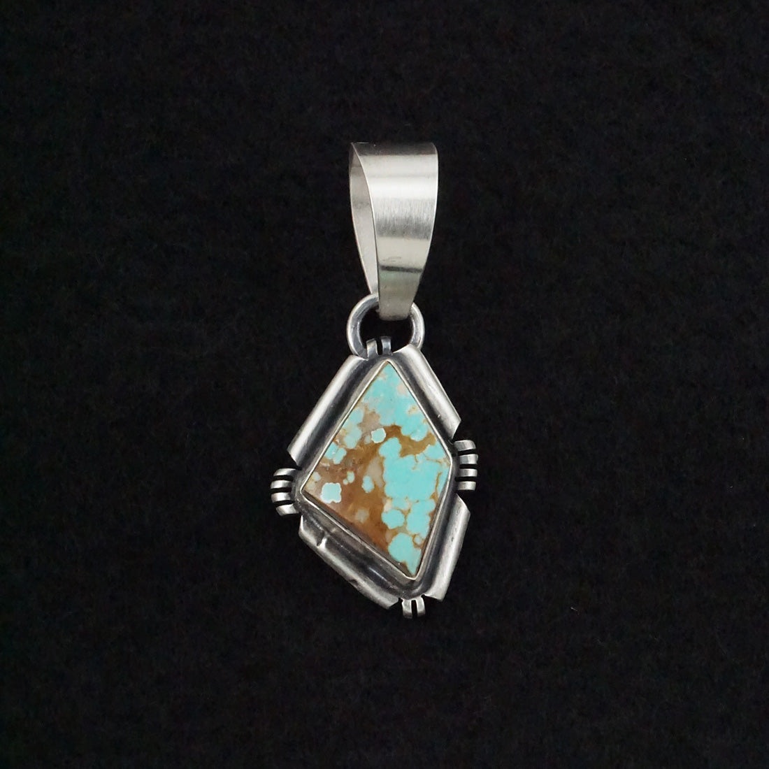 Randy Billy Turquoise & Sterling Silver Pendant