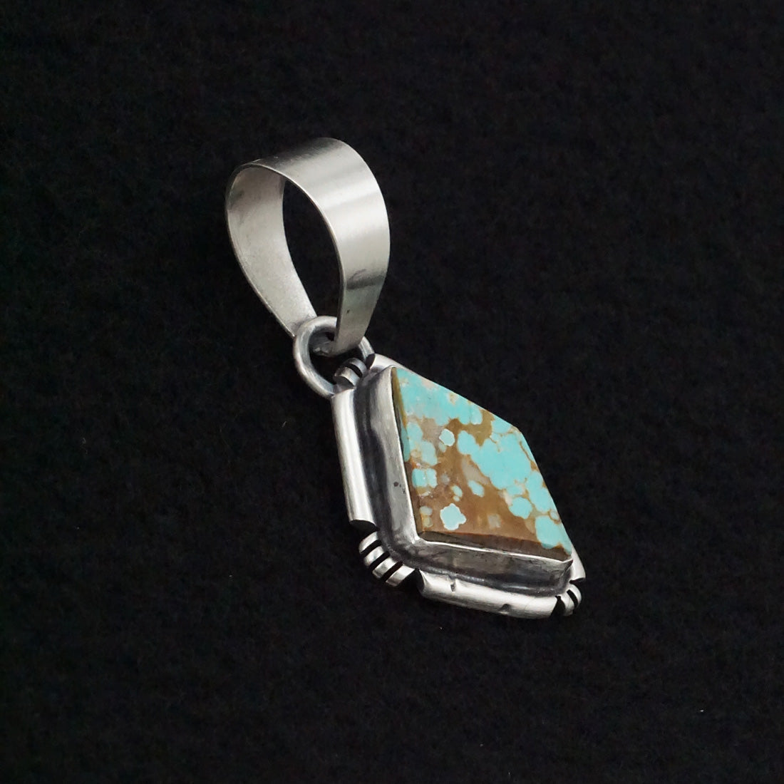 Randy Billy Turquoise & Sterling Silver Pendant