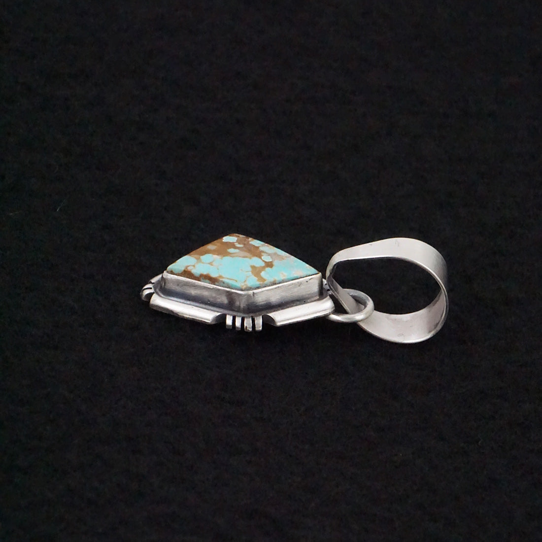 Randy Billy Turquoise & Sterling Silver Pendant