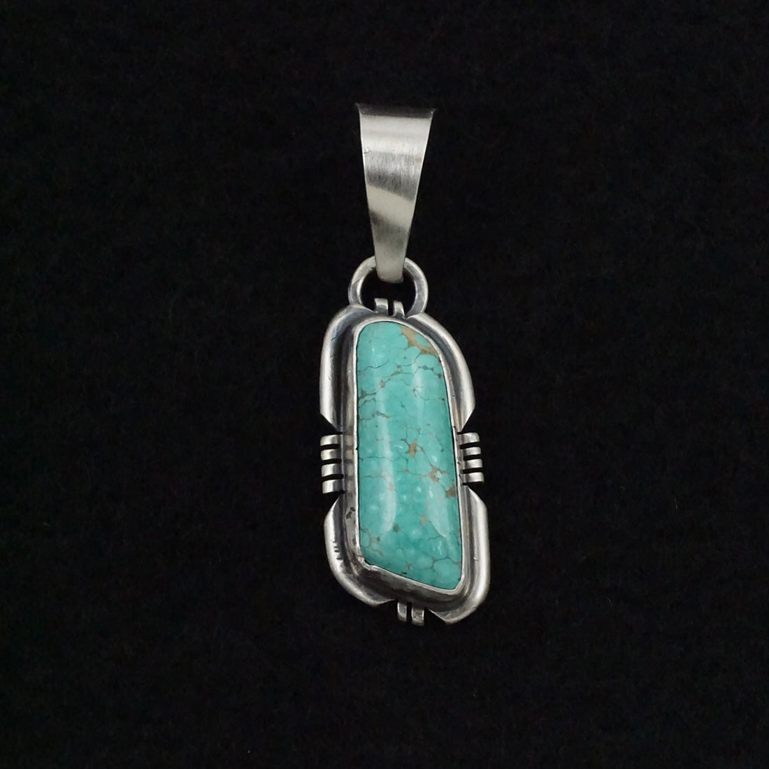 Randy Billy Turquoise & Sterling Silver Pendant