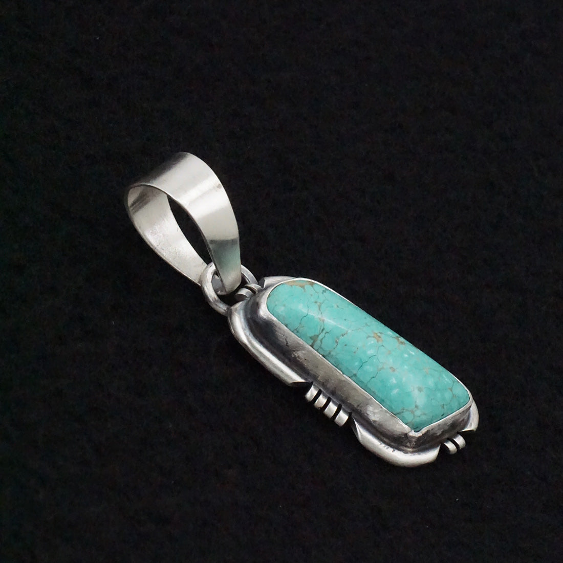 Randy Billy Turquoise & Sterling Silver Pendant