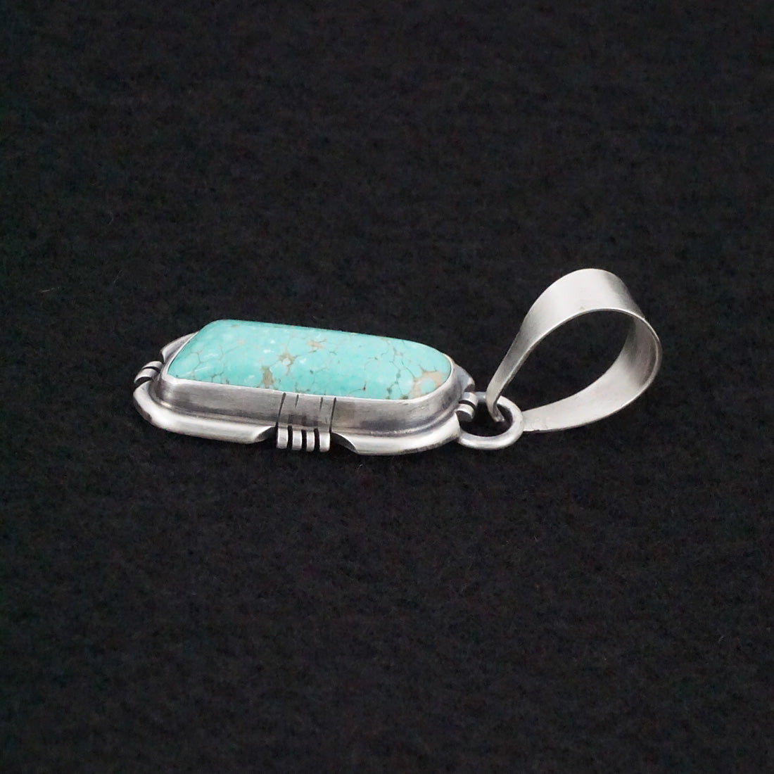 Randy Billy Turquoise & Sterling Silver Pendant