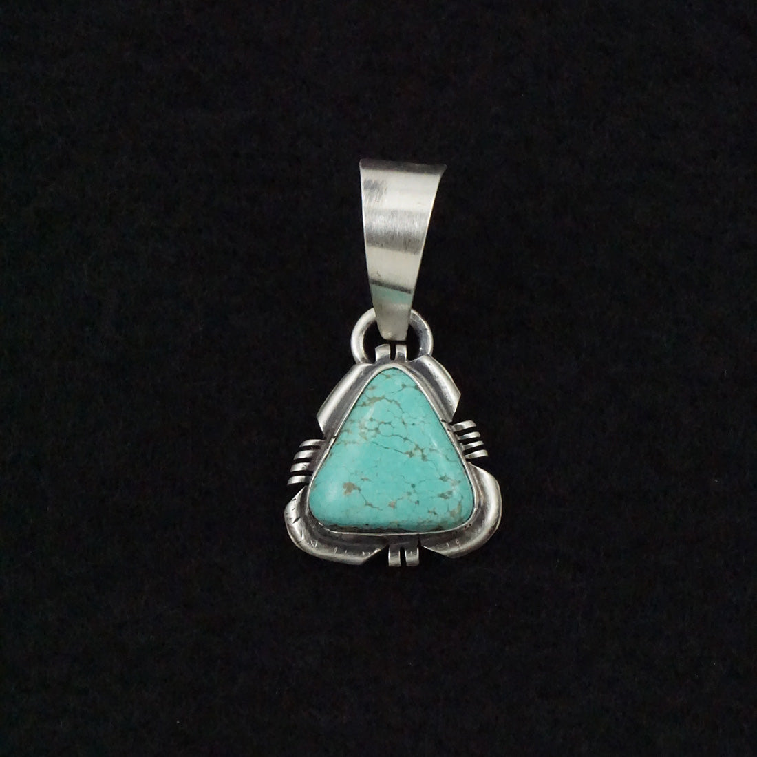 Randy Billy Turquoise & Sterling Silver Pendant