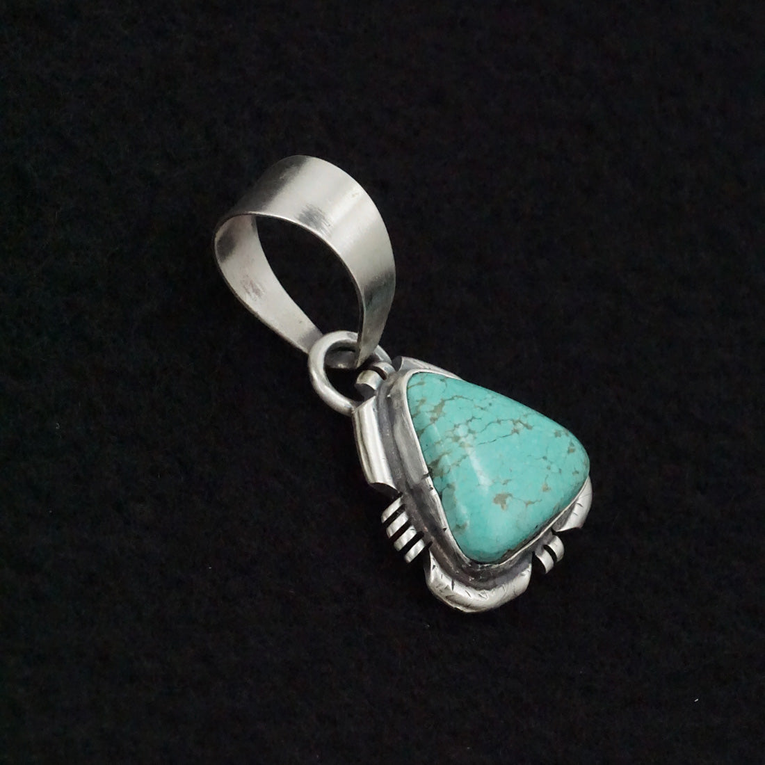 Randy Billy Turquoise & Sterling Silver Pendant