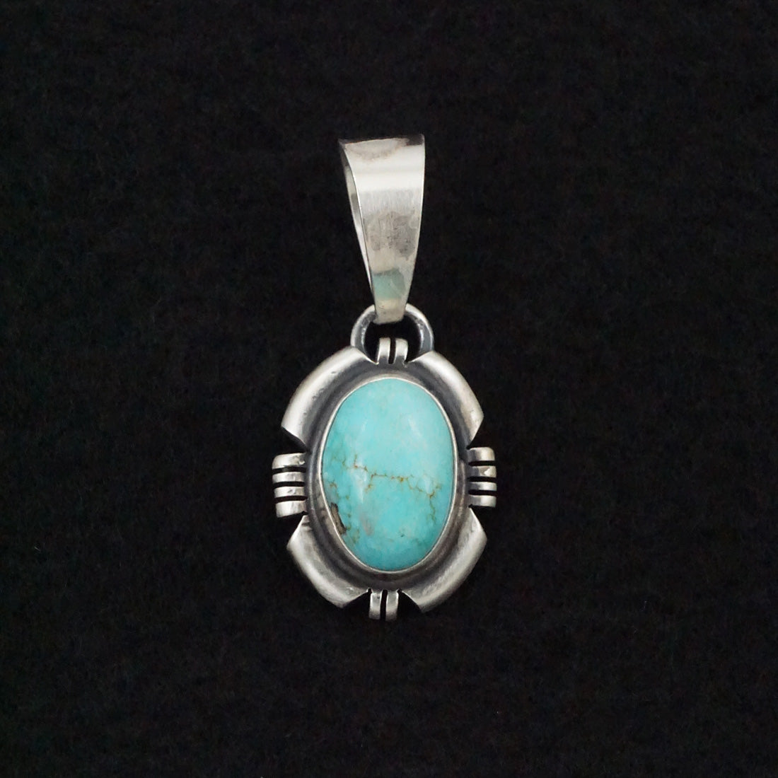 Randy Billy Turquoise & Sterling Silver Pendant