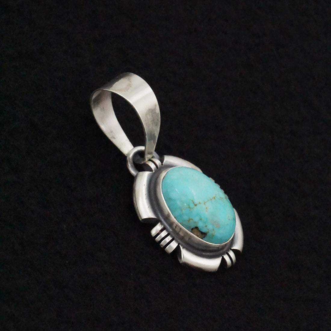 Randy Billy Turquoise & Sterling Silver Pendant