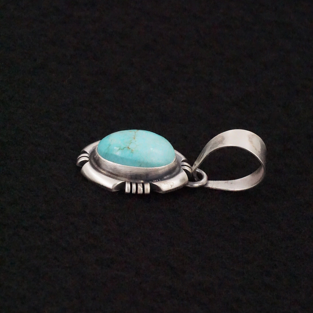 Randy Billy Turquoise & Sterling Silver Pendant