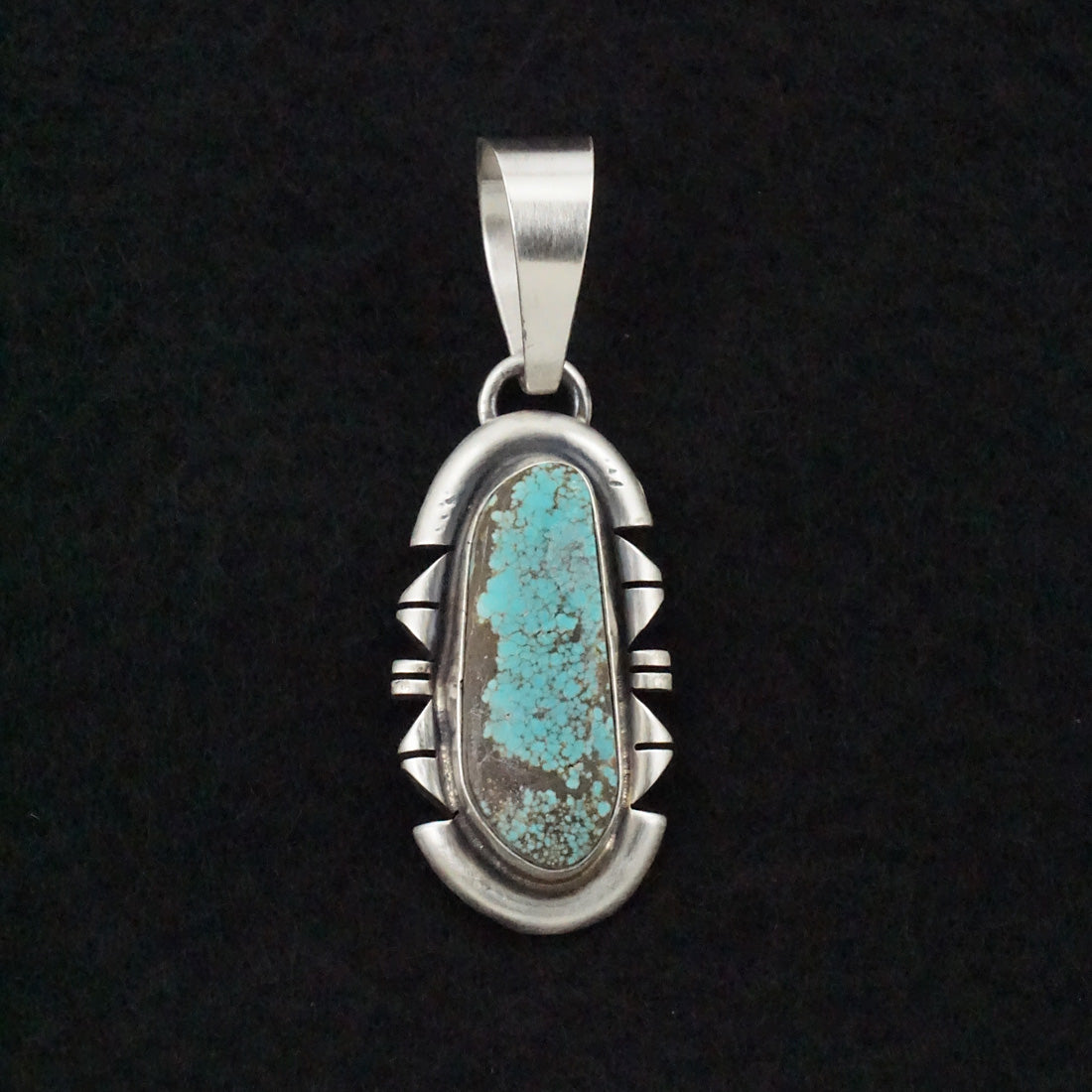 Randy Billy Turquoise & Sterling Silver Pendant