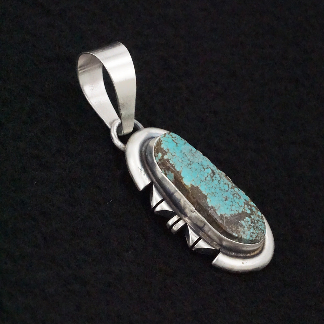 Randy Billy Turquoise & Sterling Silver Pendant