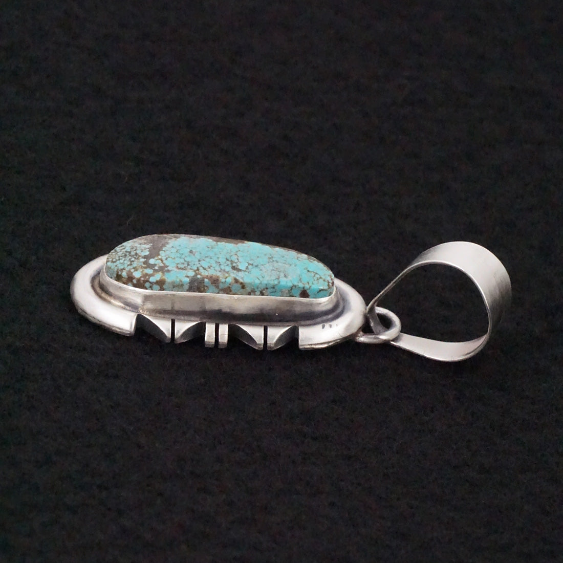 Randy Billy Turquoise & Sterling Silver Pendant