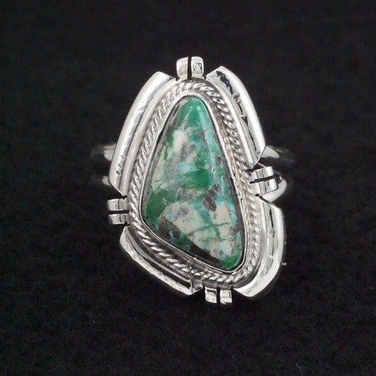 Randy Billy Turquoise & Sterling Silver Ring Size Adjustable