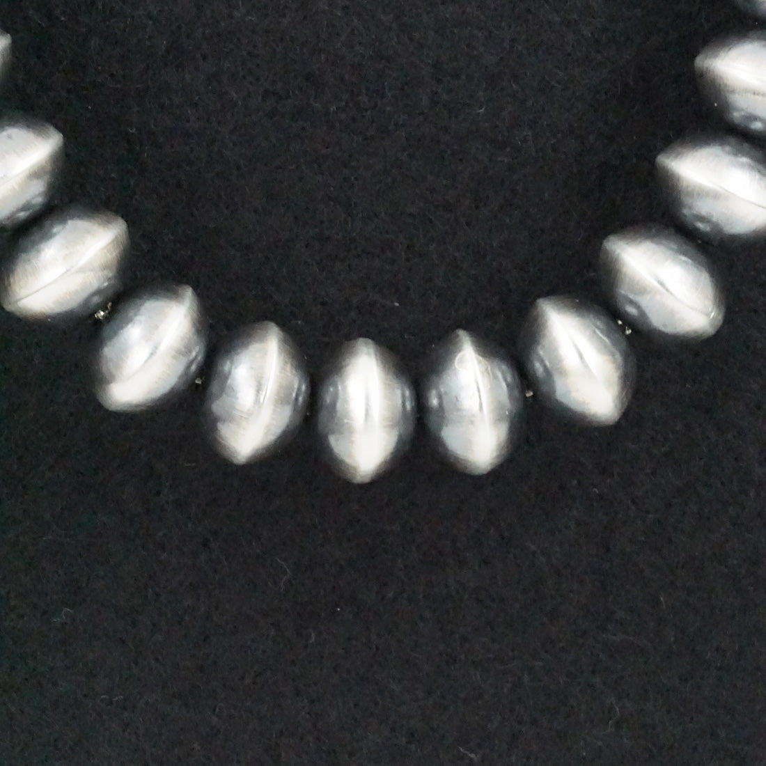 Preston Haley Sterling Silver Navajo Pearl Necklace 22"