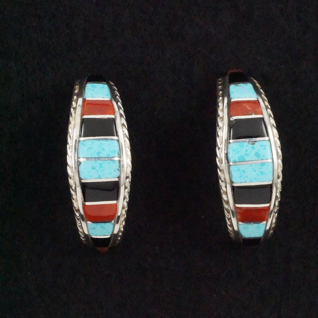 Millie Peynesta Multi-Stone & Sterling Silver Earrings