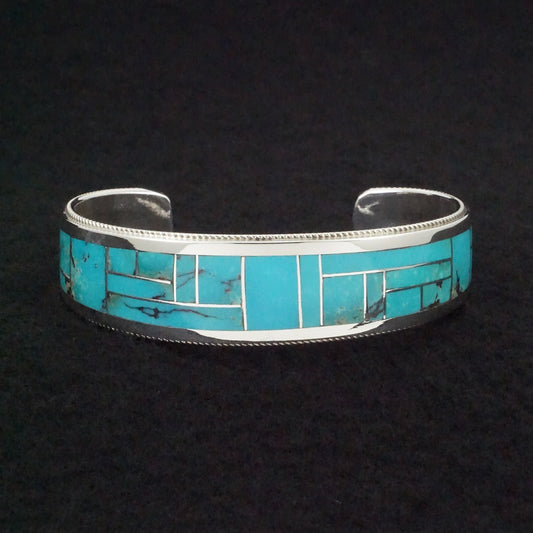 Rickel & Glendora Booqua Turquoise & Sterling Silver Bracelet