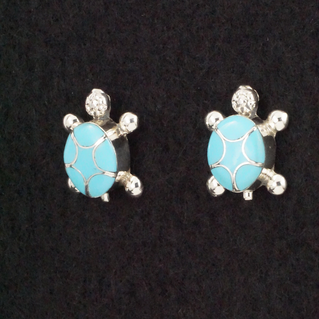 Amielda Peynetsa Turquoise & Sterling Silver Earrings