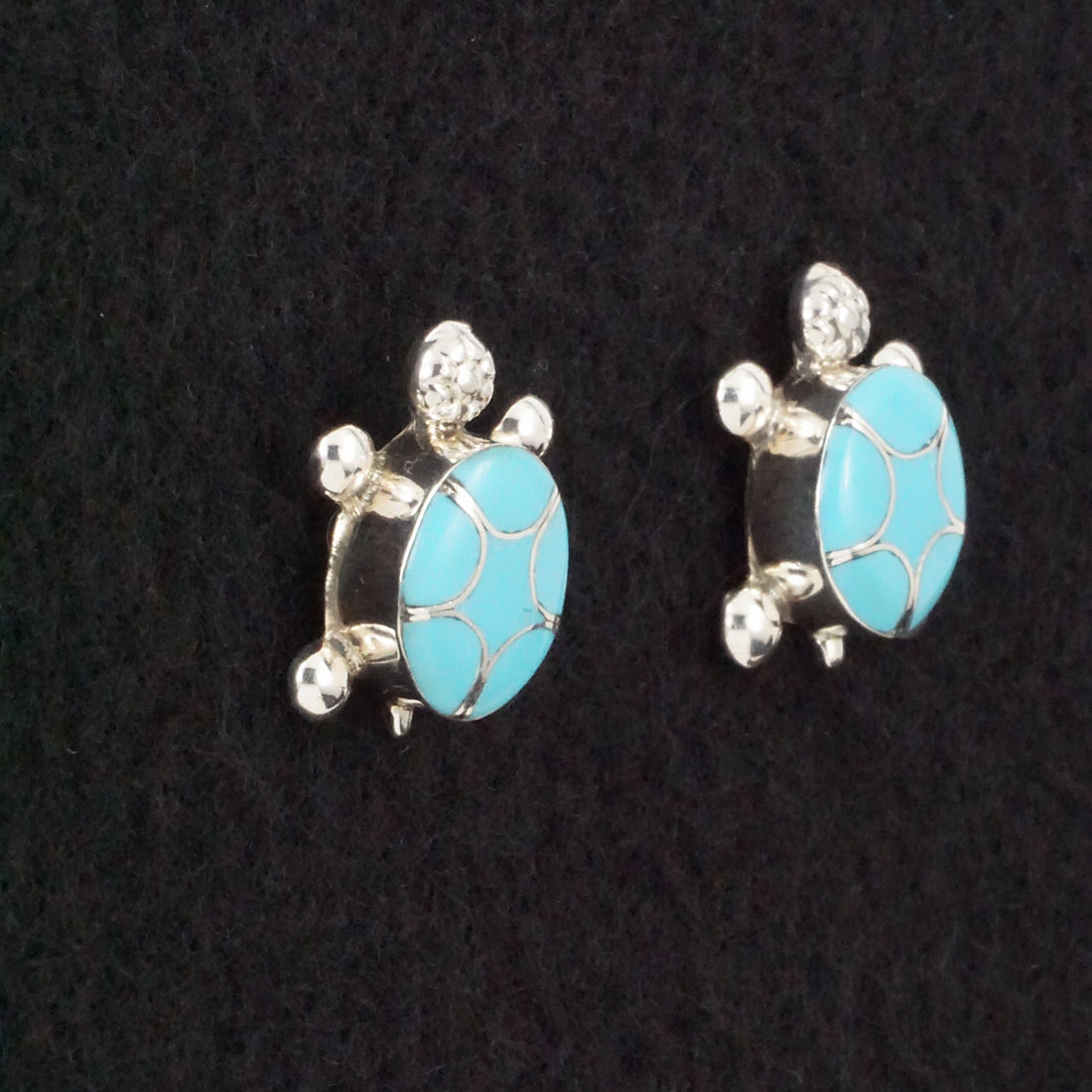 Amielda Peynetsa Turquoise & Sterling Silver Earrings