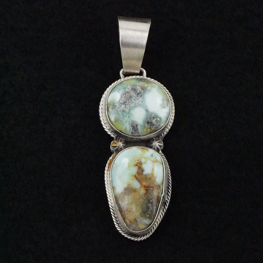 Bobby Johnson Variscite & Sterling Silver Pendant