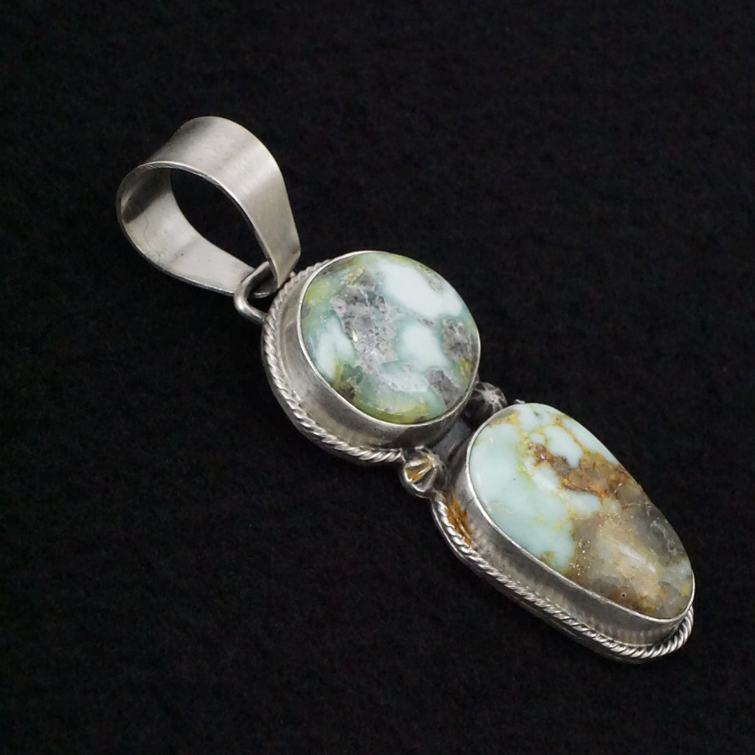 Bobby Johnson Variscite & Sterling Silver Pendant