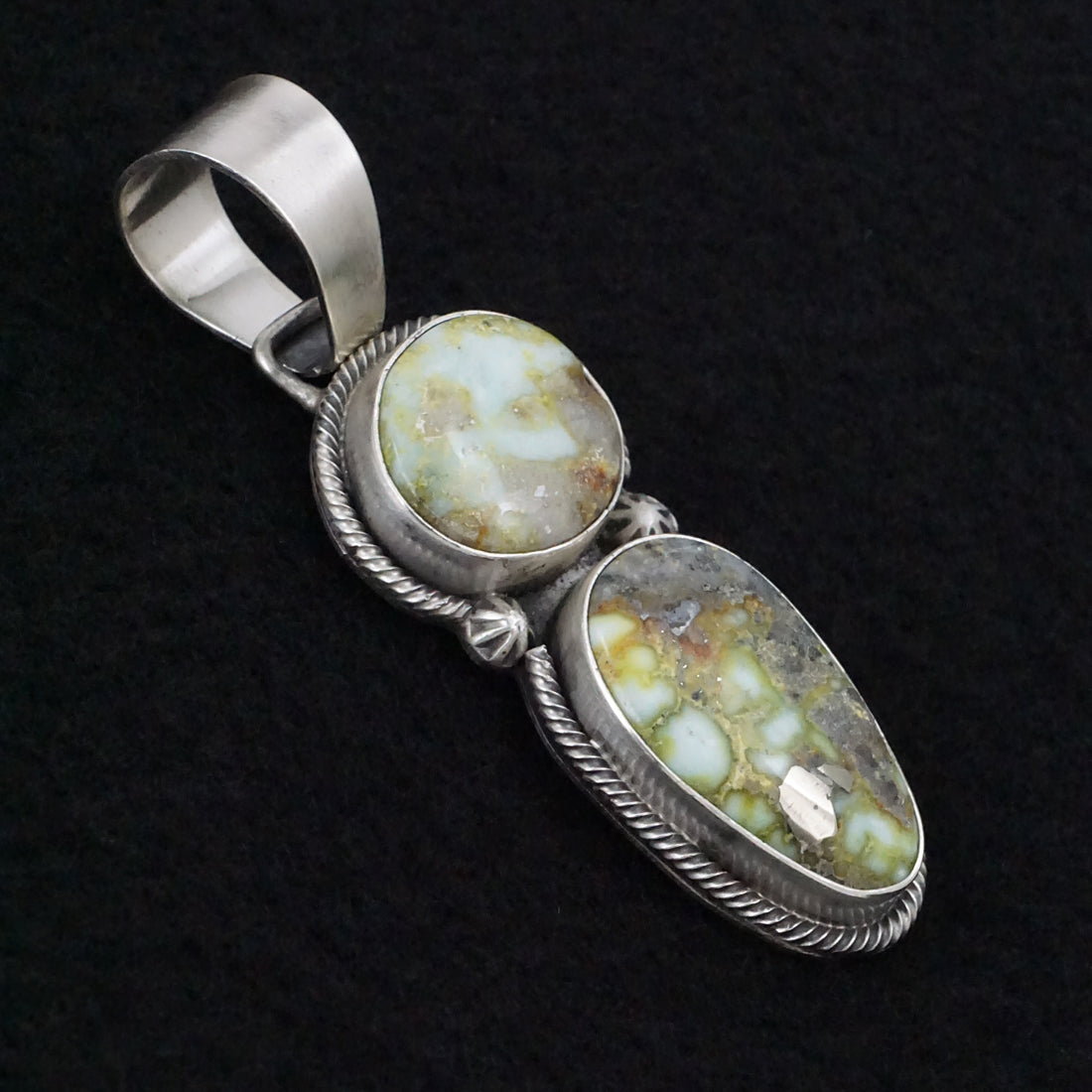 Bobby Johnson Variscite & Sterling Silver Pendant