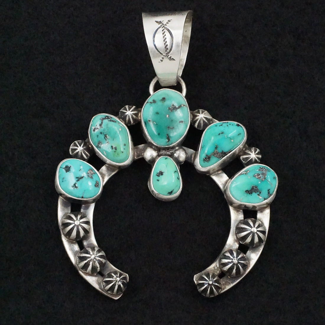 Darrin Livingston Turquoise & Sterling Silver Pendant