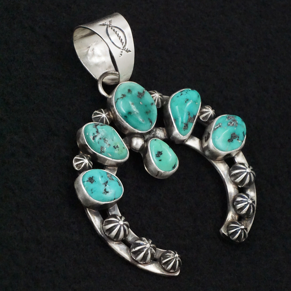 Darrin Livingston Turquoise & Sterling Silver Pendant