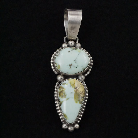 Bobby Johnson Variscite & Sterling Silver Pendant