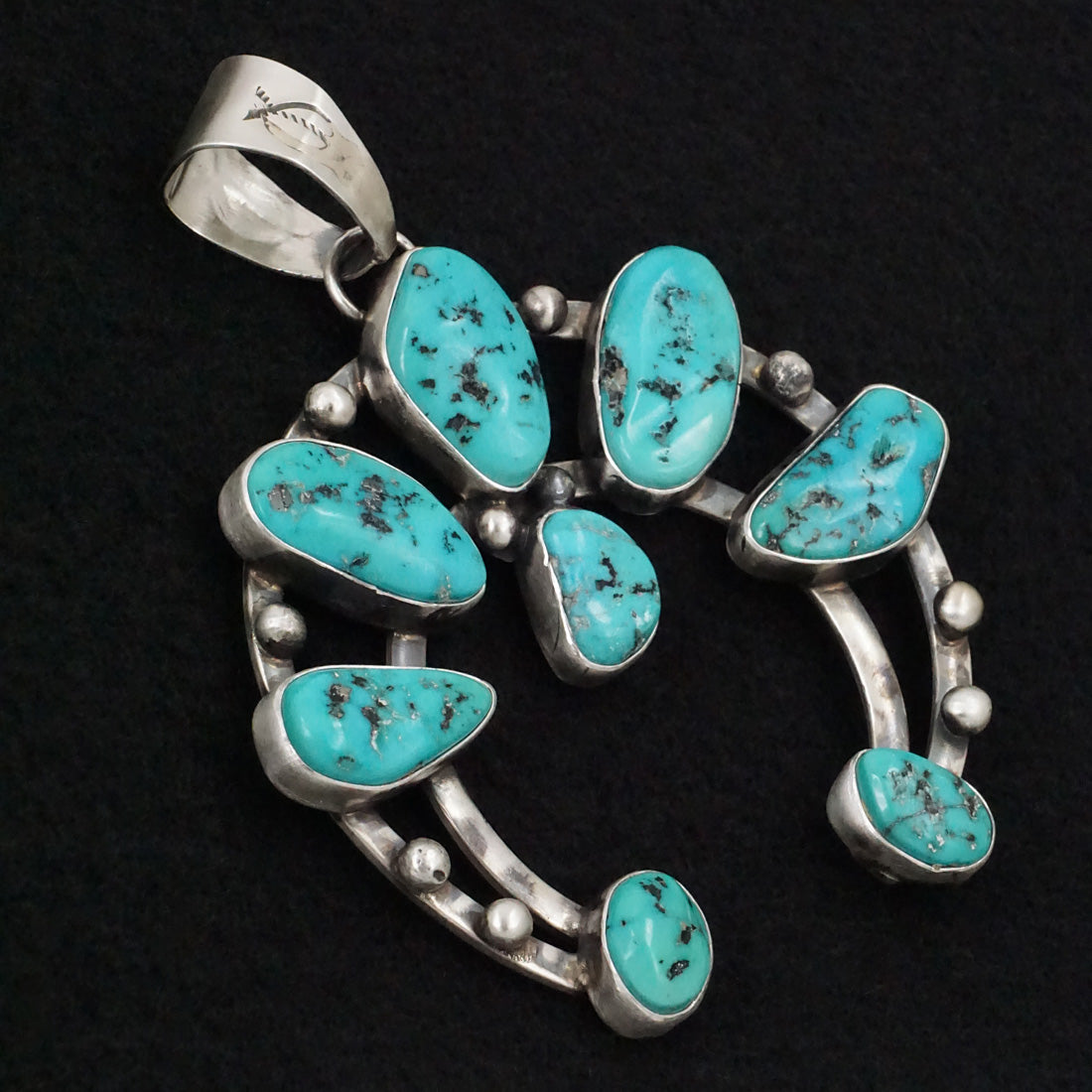 Darrin Livingston Turquoise & Sterling Silver Pendant