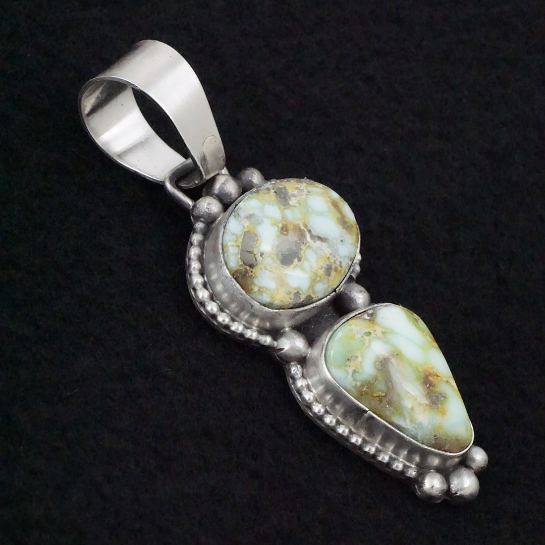 Bobby Johnson Variscite & Sterling Silver Pendant